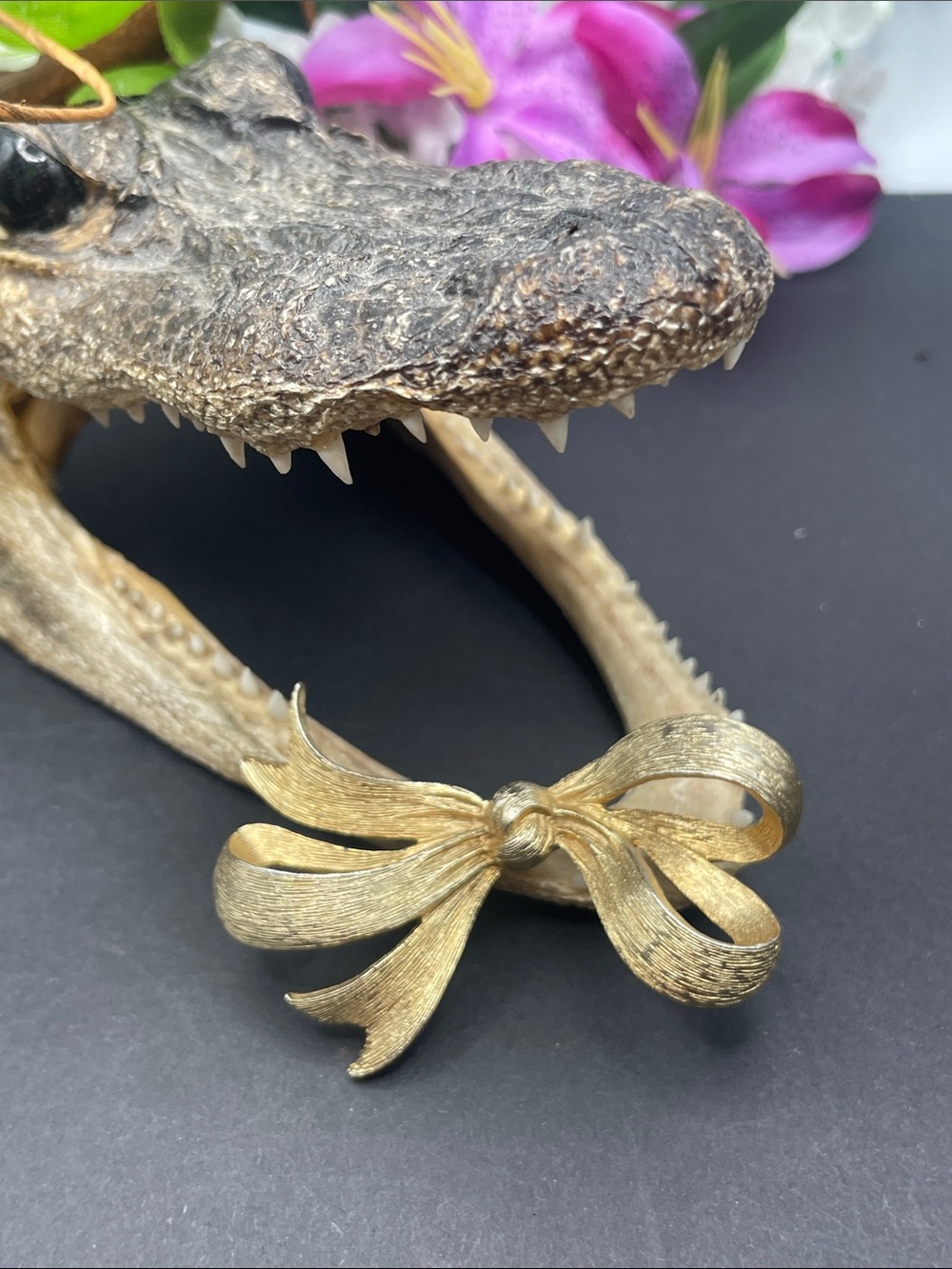 Longcraft bow brooch vintage